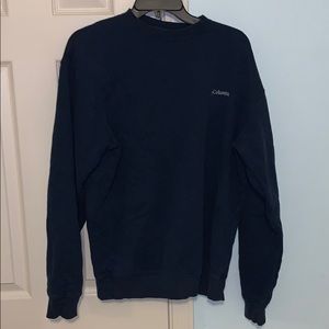 Navy Columbia pullover sweater
